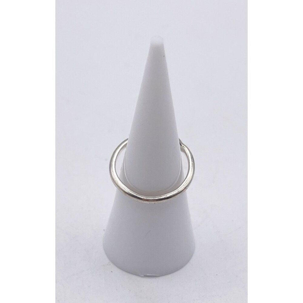 Vintage Coach 925 Sterling Silver Oval Signet Logo Ring • Retired Design Size 6 - Picture 4 of 7